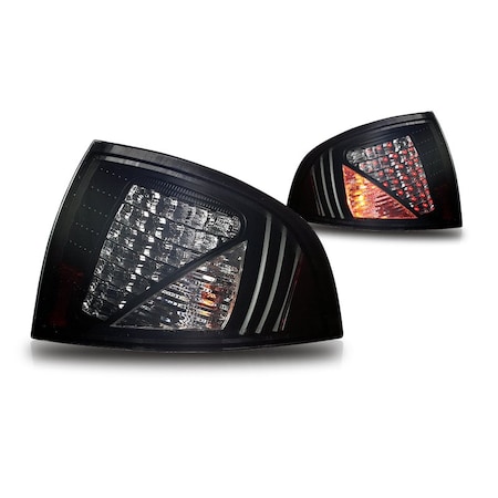 Winjet Led Tail Lights - Black / Smoke CTWJ-0044-BS